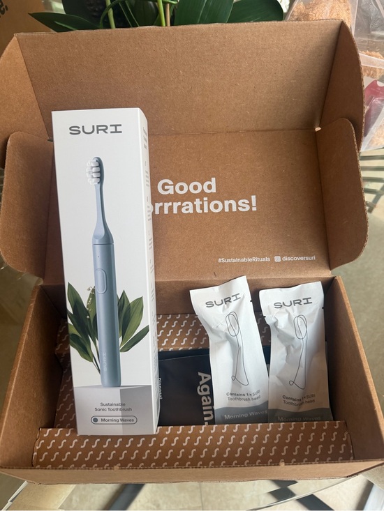 Suri Other - ❌SOLD❌ SURI Sustainable Sonic Toothbrush in Morning Waves - New in Box